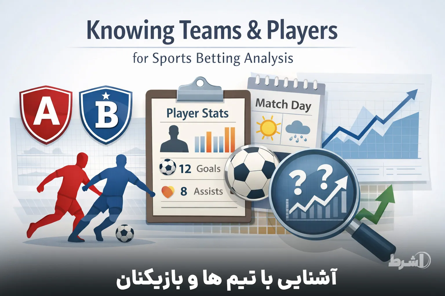 آشنایی با تیم ها و بازیکنان برای تحلیل شرط بندی ورزشی