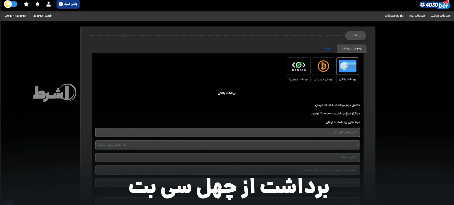 برداشت از چهل سی بت