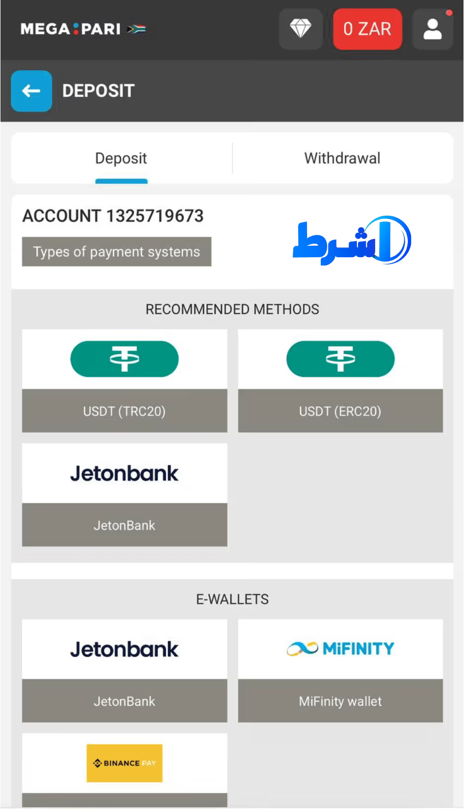 مگاپاری با درگاه بانکی